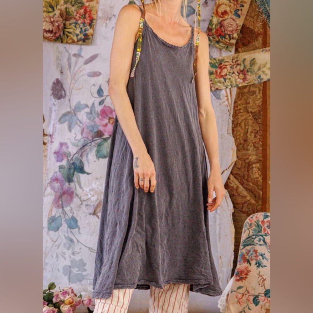 Magnolia Pearl Astrid Tank Dress - Grey